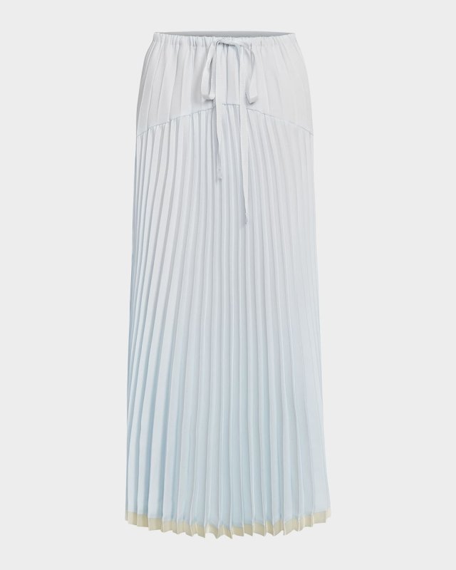Pleated Midi Skirt